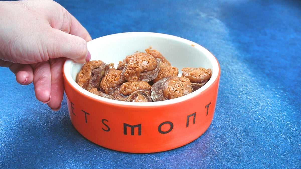 Image showcasing DIY Nutty Banana Buddies for Dogs Recipe - Treats – Petsmont