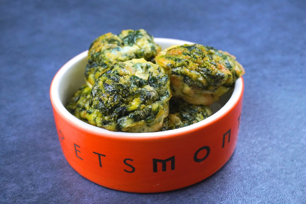 DIY Simple K9 Spinach Frittata for Dogs Recipe
