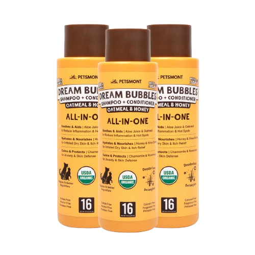 USDA Organic Dog Shampoo + Conditioner | Petsmont Dream Bubbles